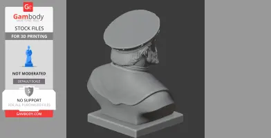 Charles V Bust - Historical Warrior STL
