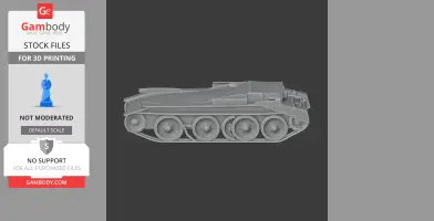 Centaur tank - Tank Model STL