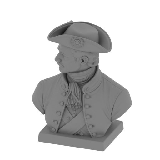 Charles XII of Sweden Bust.stl