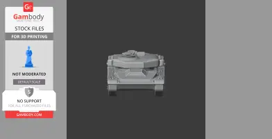 Challenger 1 tank - Tank Model STL