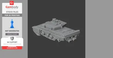 Challenger 1 tank - Tank Model STL
