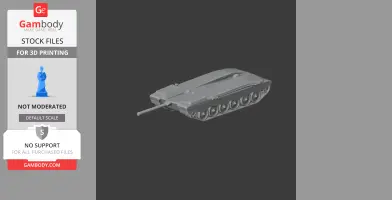Challenger 2 tank - Tank Model STL