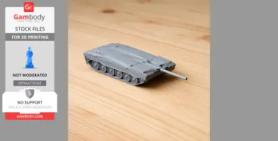 Challenger 2 tank - Tank Model STL