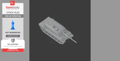 Challenger 3 tank - Tank Model STL
