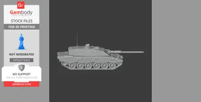 Challenger 3 tank - Tank Model STL