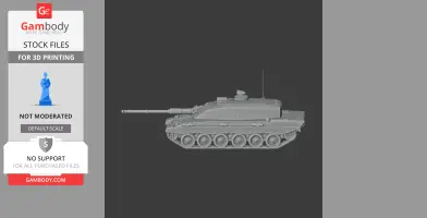 Challenger 3 tank - Tank Model STL