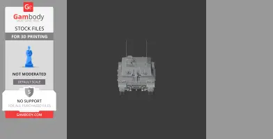 Challenger 3 tank - Tank Model STL