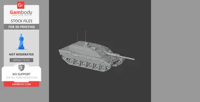 Challenger 3 tank - Tank Model STL