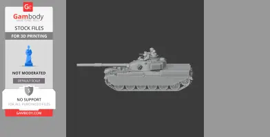 Chieftain tank - Tank Model STL