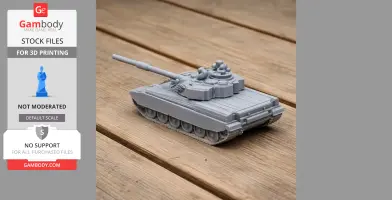 Chieftain tank - Tank Model STL