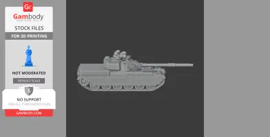 Chieftain tank - Tank Model STL