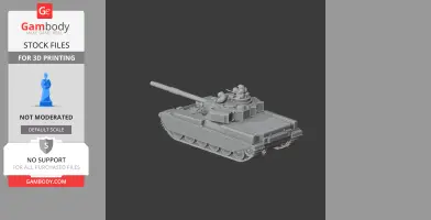 Chieftain tank - Tank Model STL