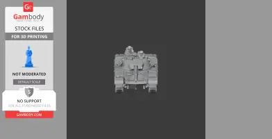 Chieftain tank - Tank Model STL