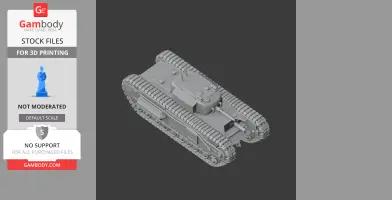 Churchill tank - Tank Model STL