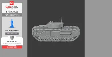 Churchill tank - Tank Model STL