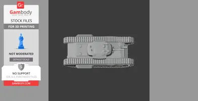 Churchill tank - Tank Model STL
