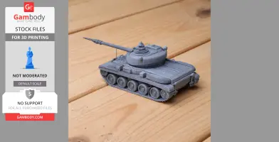 Comet tank - Tank Model STL