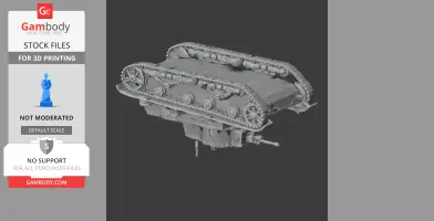 7TP (Polish) tank - Tank Model STL