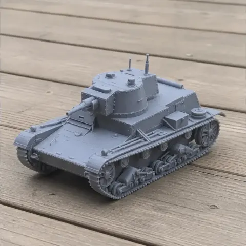 7TP (Polish) tank - Tank Model STL