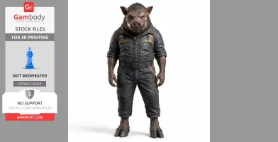 Alpha Hog - Satisfactory - Character Figure STL