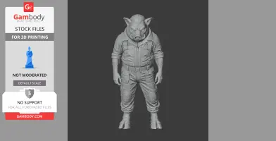 Alpha Hog - Satisfactory - Character Figure STL