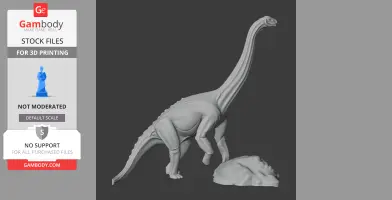 Mendozasaurus - Prehistoric Animal STL