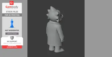 Alphys - Undertale - Character Figure STL