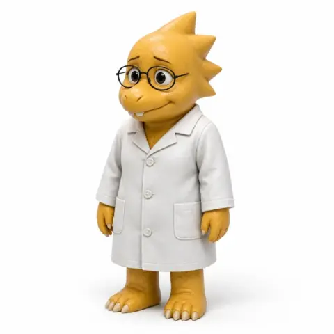 Alphys - Undertale - Character Figure STL