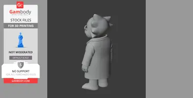 Alphys - Undertale - Character Figure STL