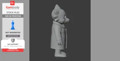 Alphys - Undertale - Character Figure STL