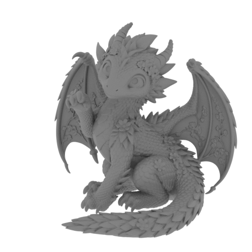 Baby Blossom Dragon.stl