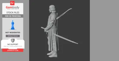 Aragorn Lord of the Rings Figurine - Character Figure STL