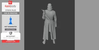 Aragorn Lord of the Rings Figurine - Character Figure STL