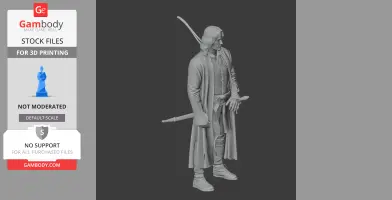 Aragorn Lord of the Rings Figurine - Character Figure STL