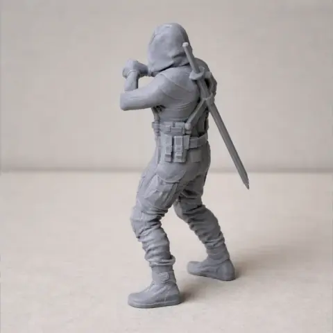 Arasaka Ninja Cyberpunk 2077 Figurine - Character Figure STL