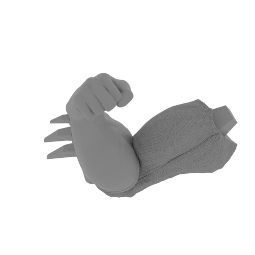 Batman Gargoyle Bust right_arm.stl