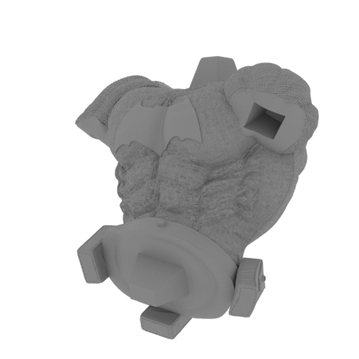 Batman Gargoyle body_logo_1.stl