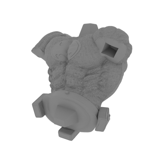Batman Gargoyle Bust body_logo_2.stl