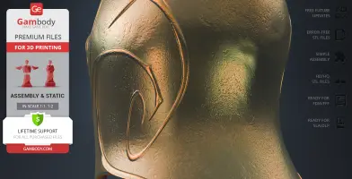 High Elven Helm 3D Printer Files | Assembly