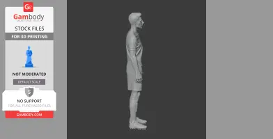Robert Lewandowski Figurine - Religious Statue STL