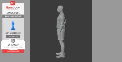 Ronaldo Nazario Figurine - Religious Statue STL