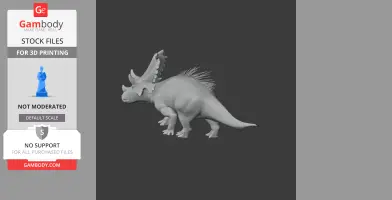 Mercuriceratops - Prehistoric Animal STL