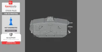 A7V (WWI) tank - Tank Model STL