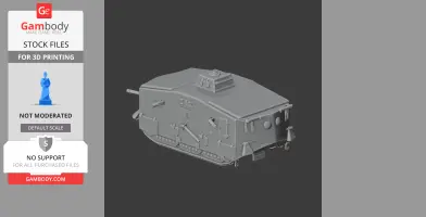 A7V (WWI) tank - Tank Model STL