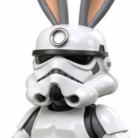 Bugs Bunny Stormtrooper Ring Figure - Mashup Figure STL