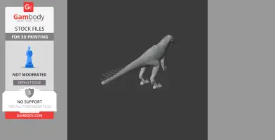 Microcephale - Prehistoric Animal STL