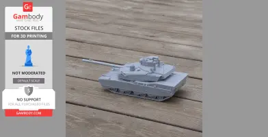 AbramsX (concept) tank - Tank Model STL