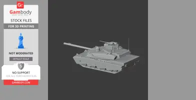 AbramsX (concept) tank - Tank Model STL