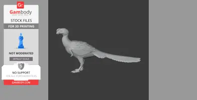 Microvenator - Prehistoric Animal STL