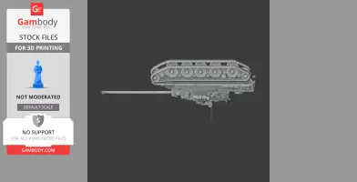 AMX M4 (1949) tank - Tank Model STL